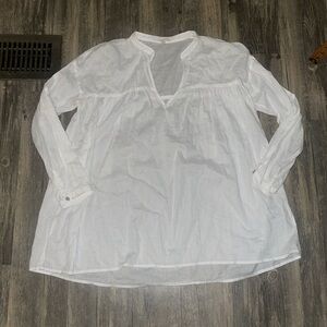 Eileen Fisher 100 organic cotton present woman’s top - XS - white